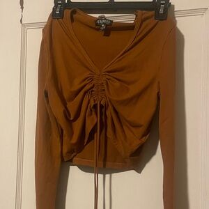 Feathers Women's Cinnamon Long Sleeve Top